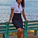 femme noire très classe gros cul